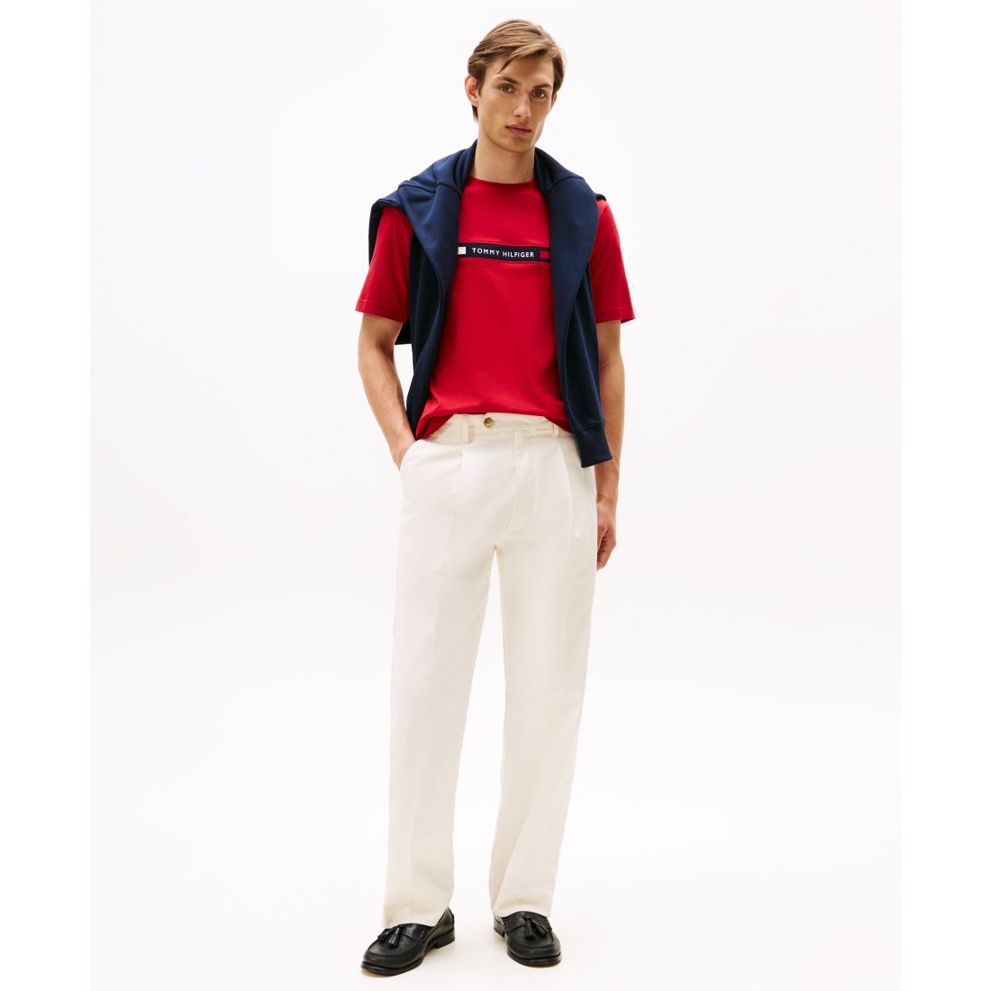Tommy Hilfiger Men's Chest Insert Logo Short Sleeve T-Shirt