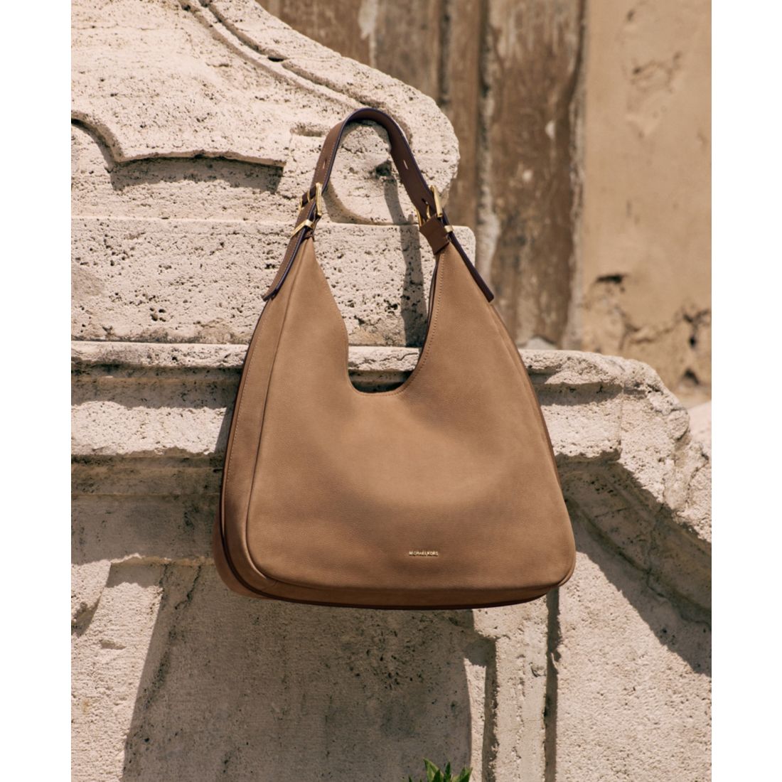 Michael Michael Kors Nolita Large Hobo Leather Shoulder Bag