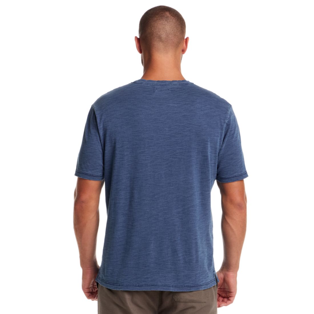Weatherproof Vintage Men's Short Sleeve Indigo Crewneck T-Shirt
