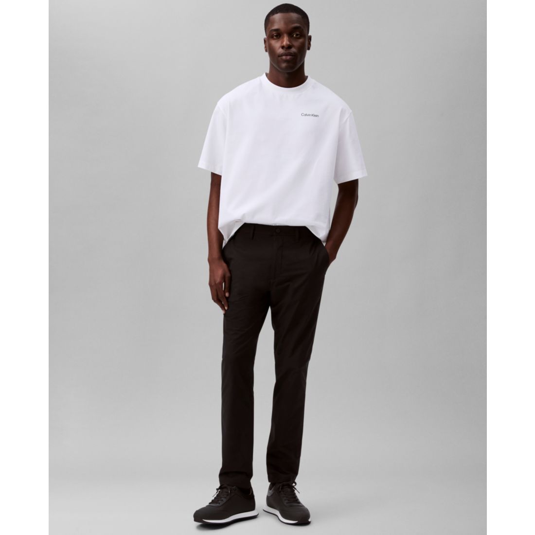 Calvin Klein Men's Slim-Fit Stretch Wrinkle-Resistant Tech Pants
