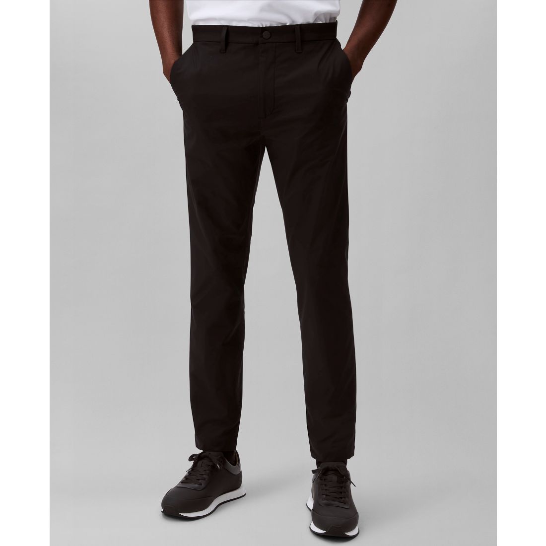 Calvin Klein Men's Slim-Fit Stretch Wrinkle-Resistant Tech Pants