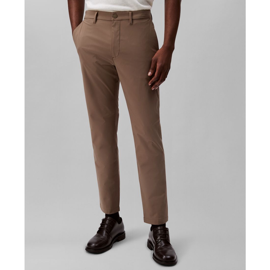 Calvin Klein Men's Slim-Fit Stretch Wrinkle-Resistant Tech Pants