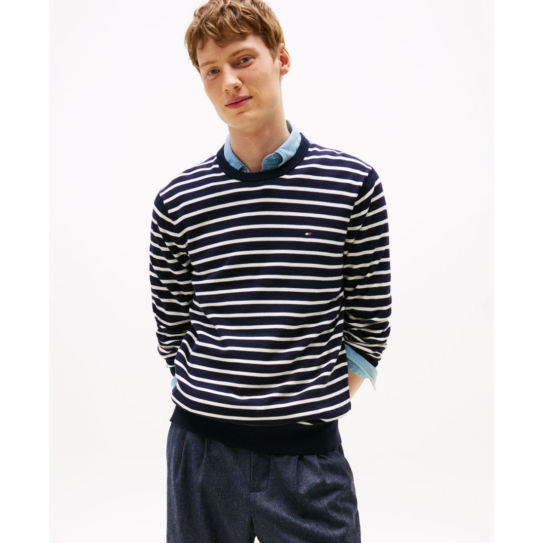 Tommy Hilfiger Men's Essential Crew Neck Sweater