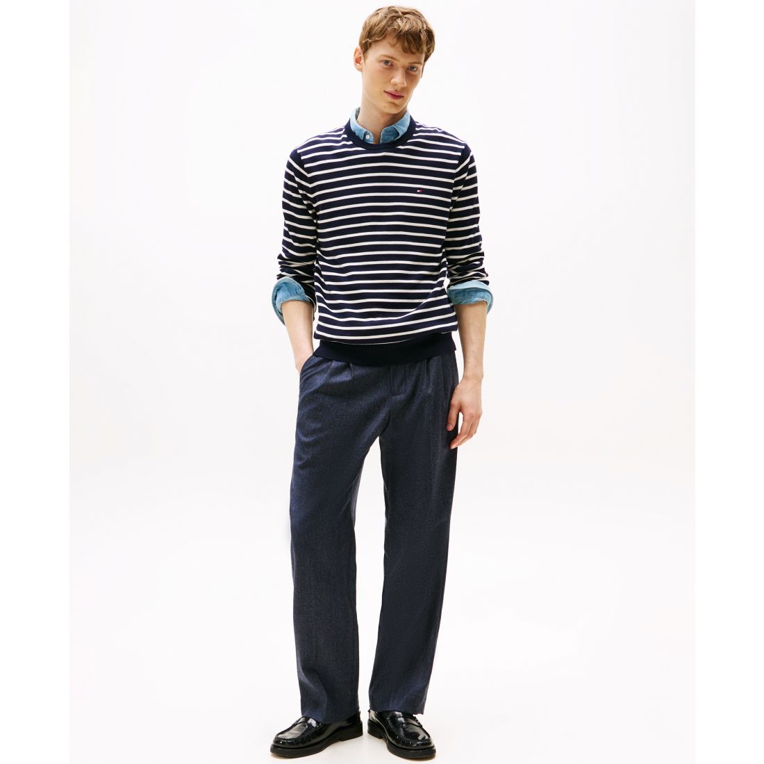 Tommy Hilfiger Men's Essential Crew Neck Sweater