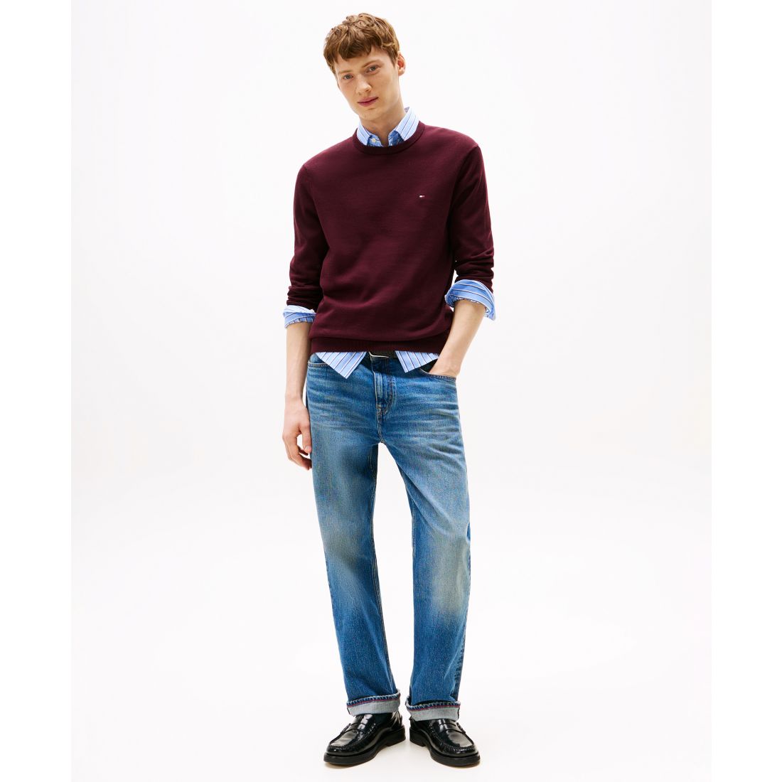 Tommy Hilfiger Men's Essential Crew Neck Sweater