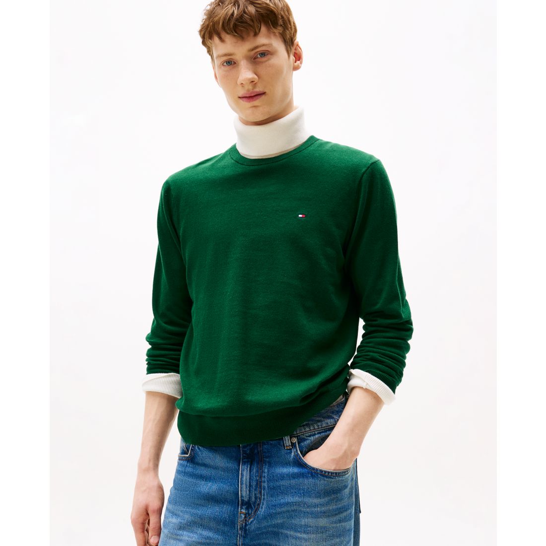 Tommy Hilfiger Men's Essential Crew Neck Sweater