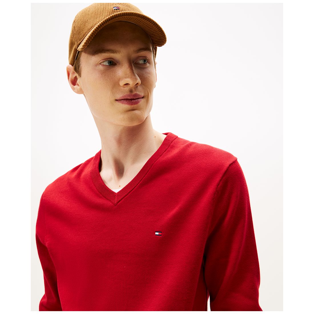 Tommy Hilfiger Men's Essential Solid V-Neck Sweater