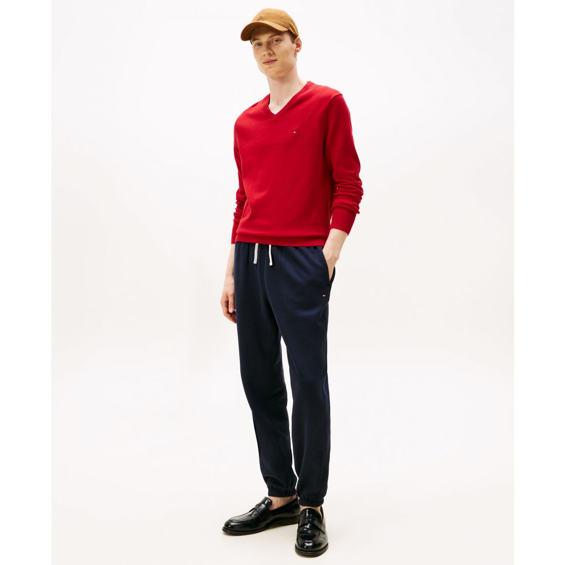 Tommy Hilfiger Men's Essential Solid V-Neck Sweater