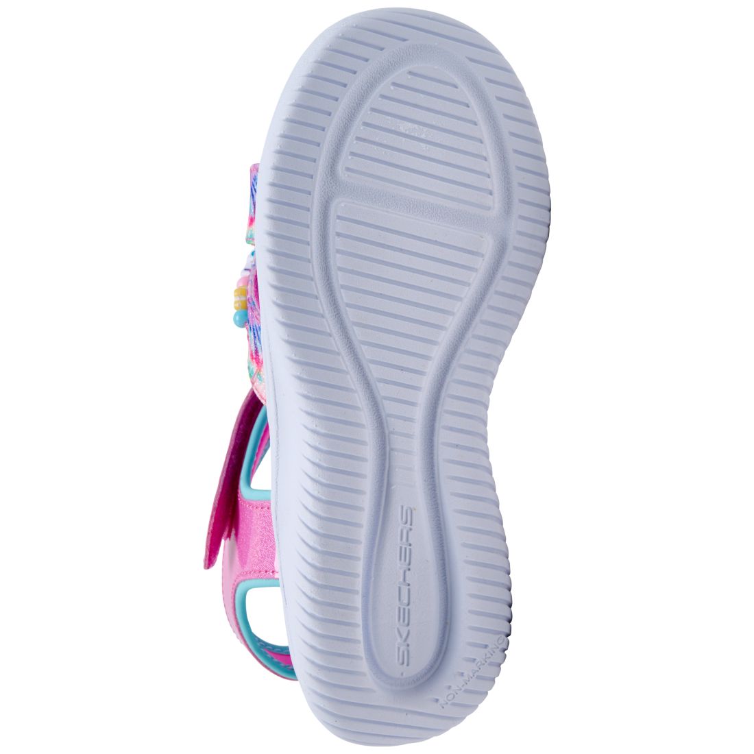 Skechers Little Girls' Jumpsters Sandal - Tie Dye BFFs Sandals from Finish Line - Pink, Multi