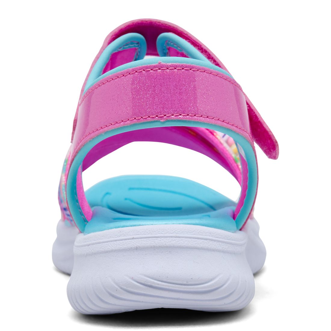 Skechers Little Girls' Jumpsters Sandal - Tie Dye BFFs Sandals from Finish Line - Pink, Multi