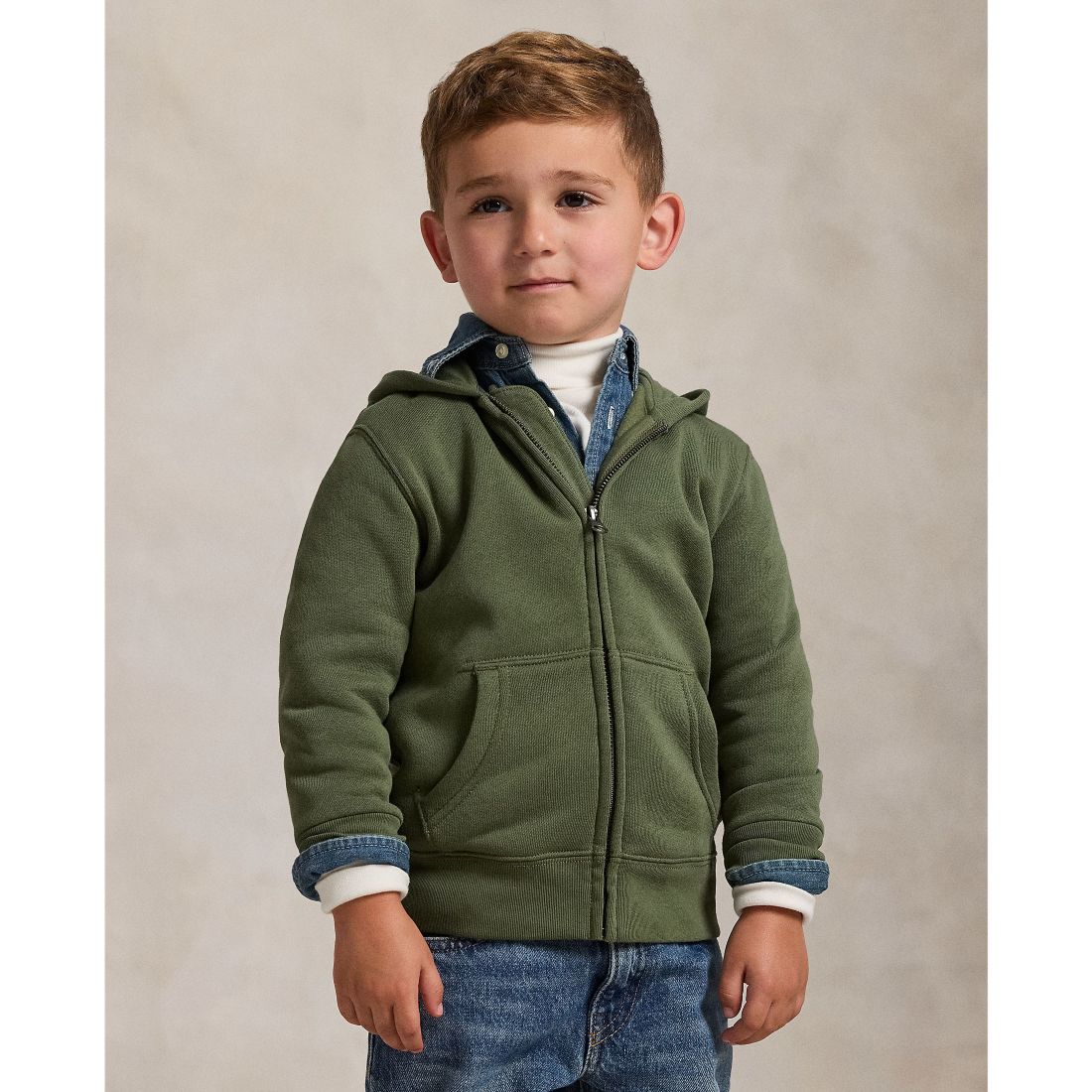 Polo Ralph Lauren Toddler and Little Boys Fleece Full-Zip Hoodie