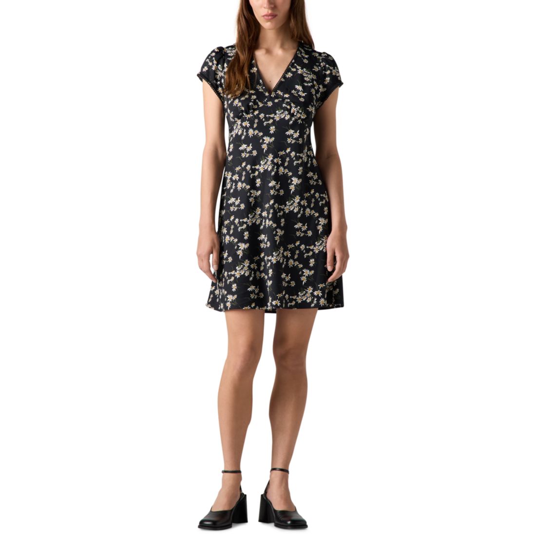 Levi's Women's Myla Printed Short-Sleeve Mini Dress