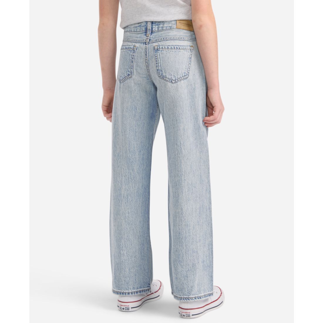 abercrombie kids Girls Low-Rise Seamed Baggy Jeans