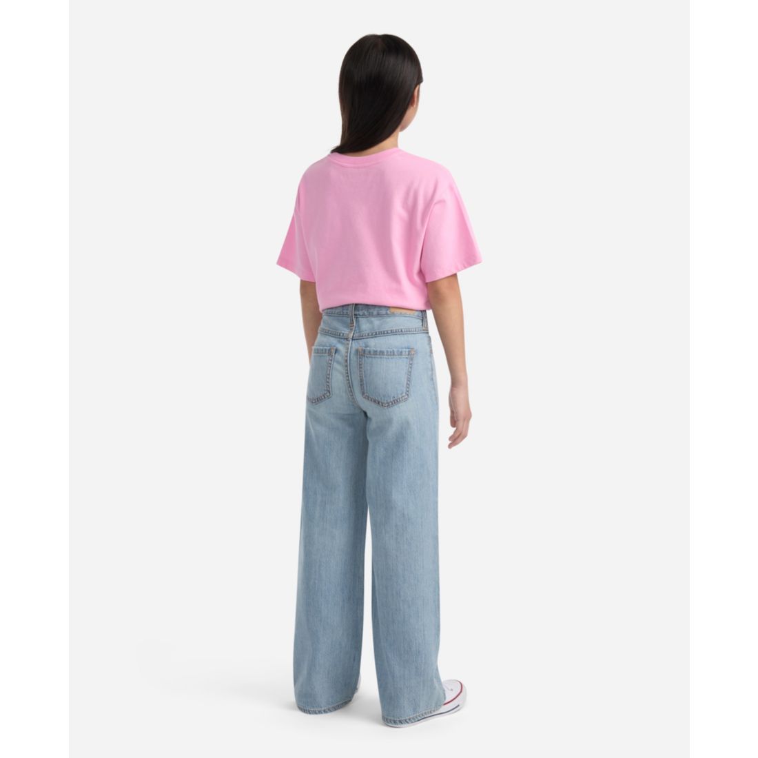 abercrombie kids Girls High-Rise Ultra Wide Leg Jeans