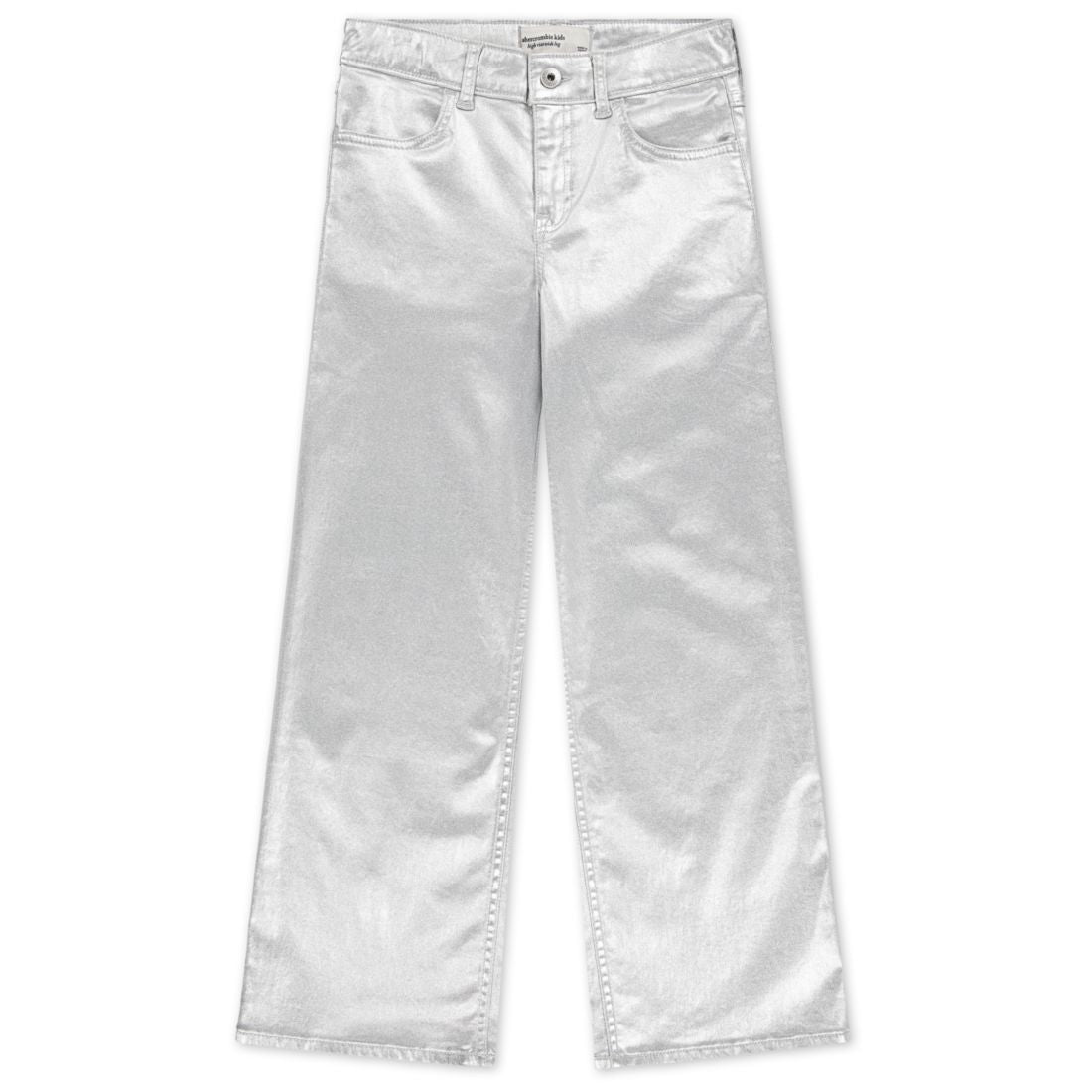 abercrombie kids Girls Shine High Rise Wide Leg Jeans