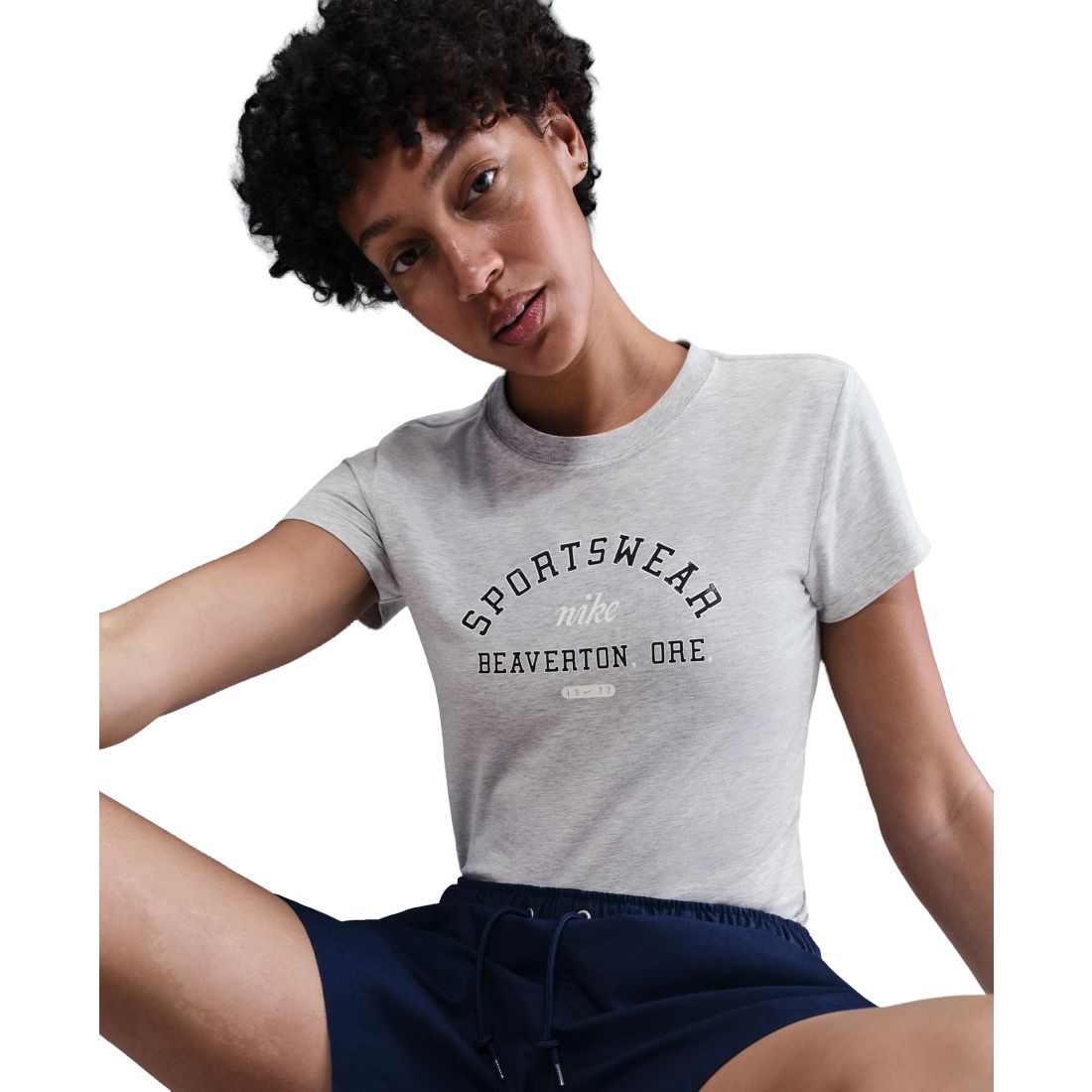 Nike Sportswear Women's Phoenix Slim-Fit Short-Sleeve T-Shirt