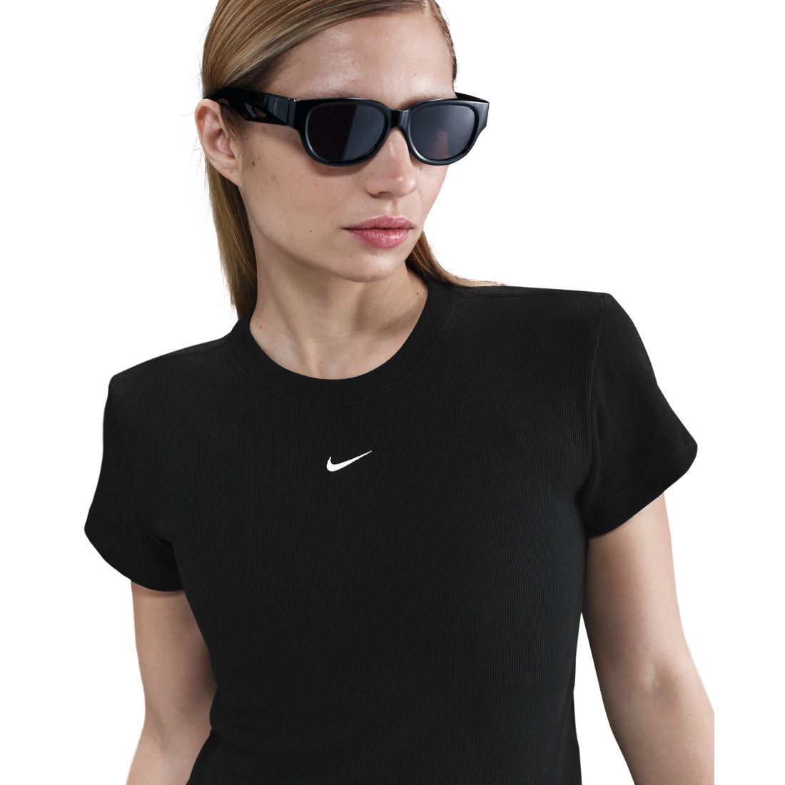 Nike Sportswear Women's Tight Ribbed Short Sleeve T-Shirt