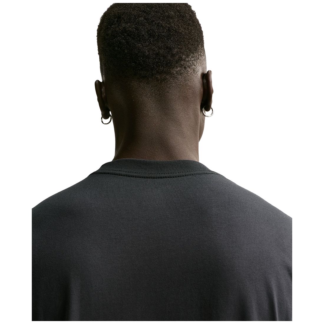 Nike Men's Basketball Ribbed Collar Graphic T-Shirt