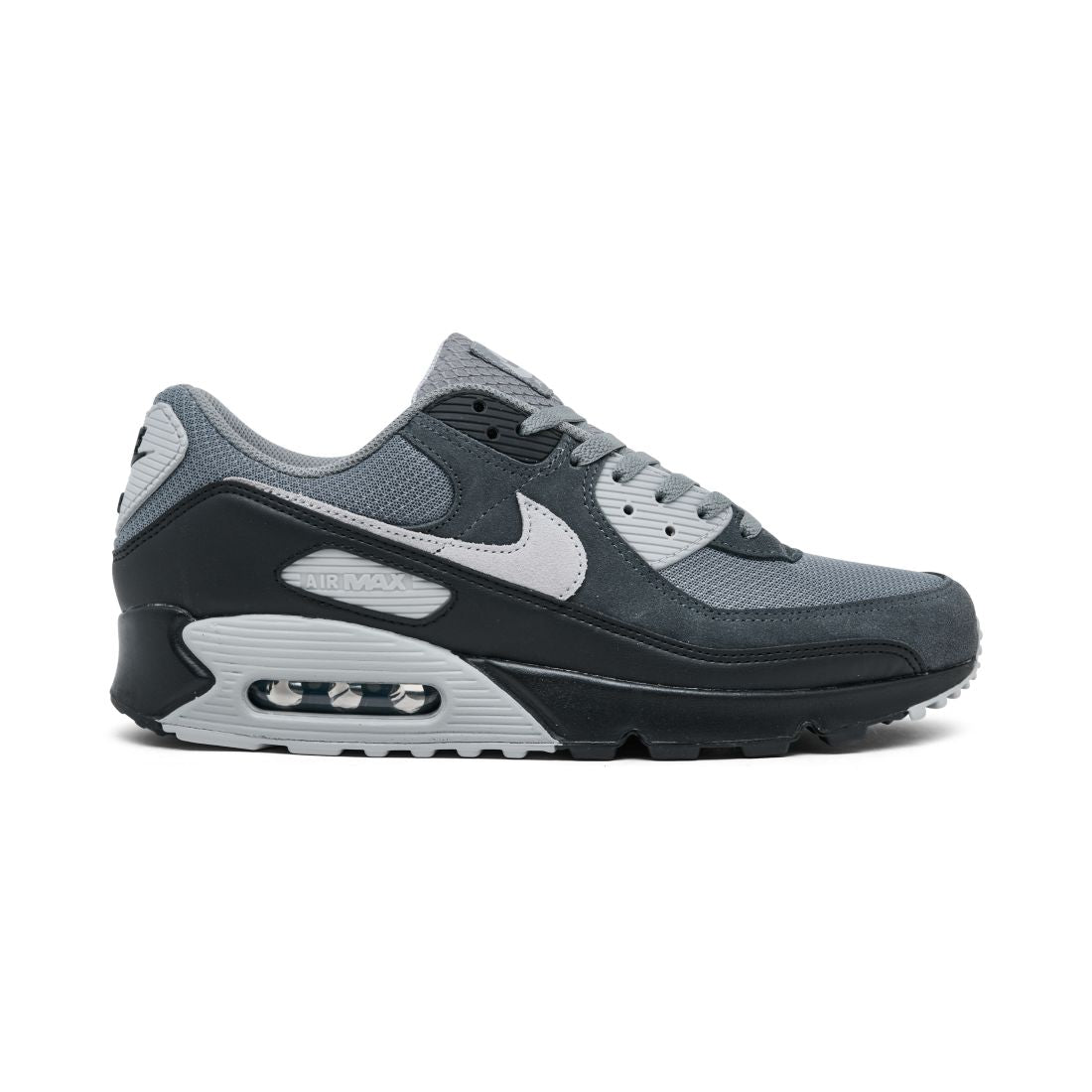 Nike Men's Air Max 90 Casual Sneakers from Finish Line - Smoke Gray, Black