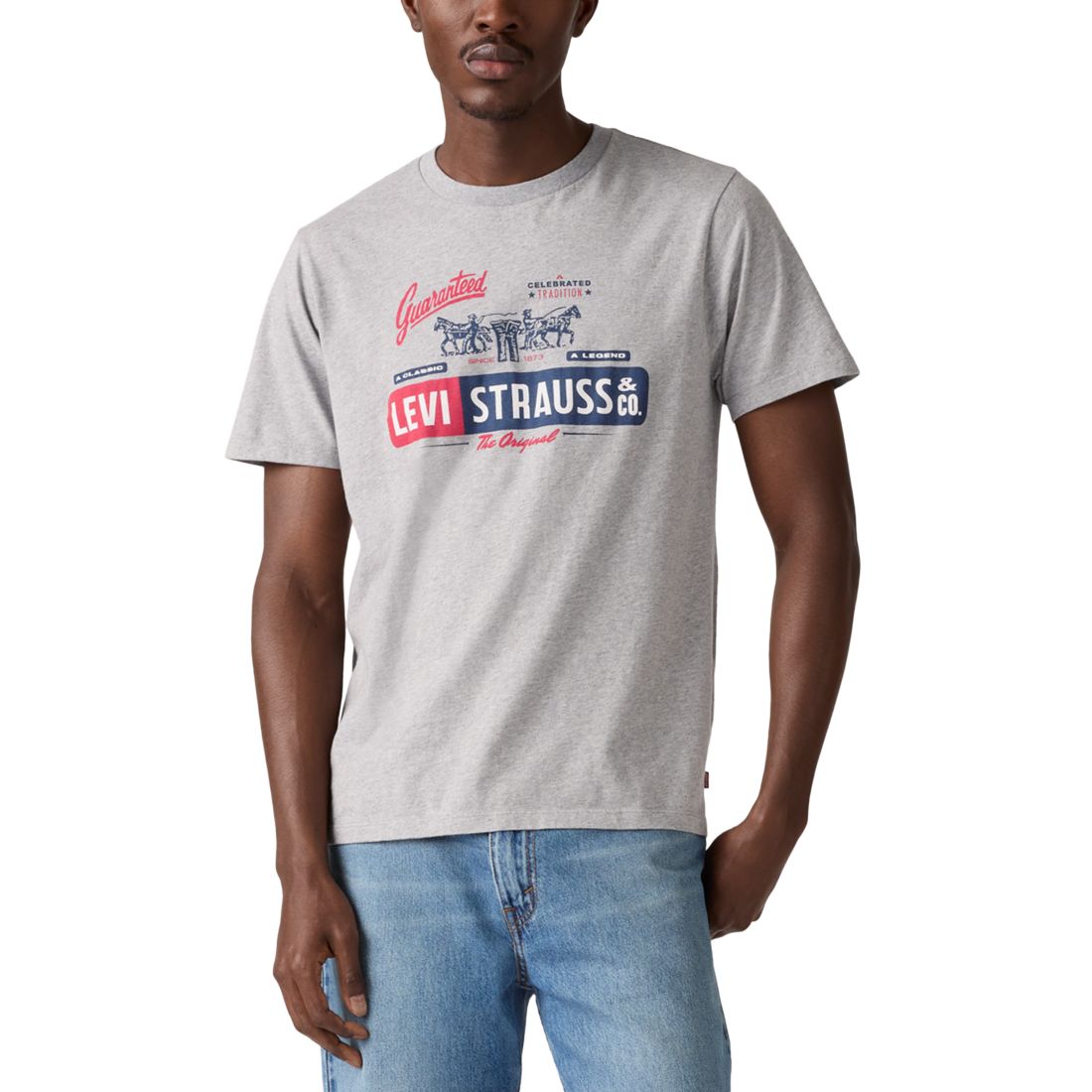Levi's Men's Classic Short Sleeve Graphic Crewneck T-Shirt