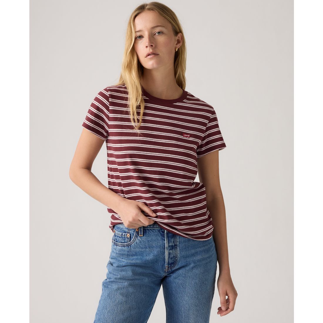 Levi's Women's The Perfect Crewneck Cotton T-Shirt