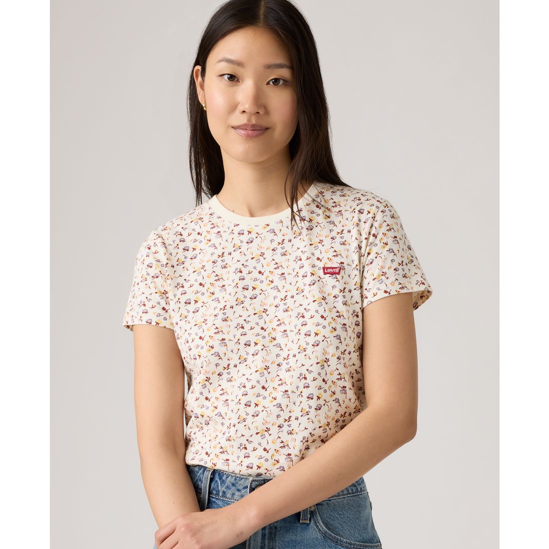 Levi's Women's The Perfect Crewneck Cotton T-Shirt