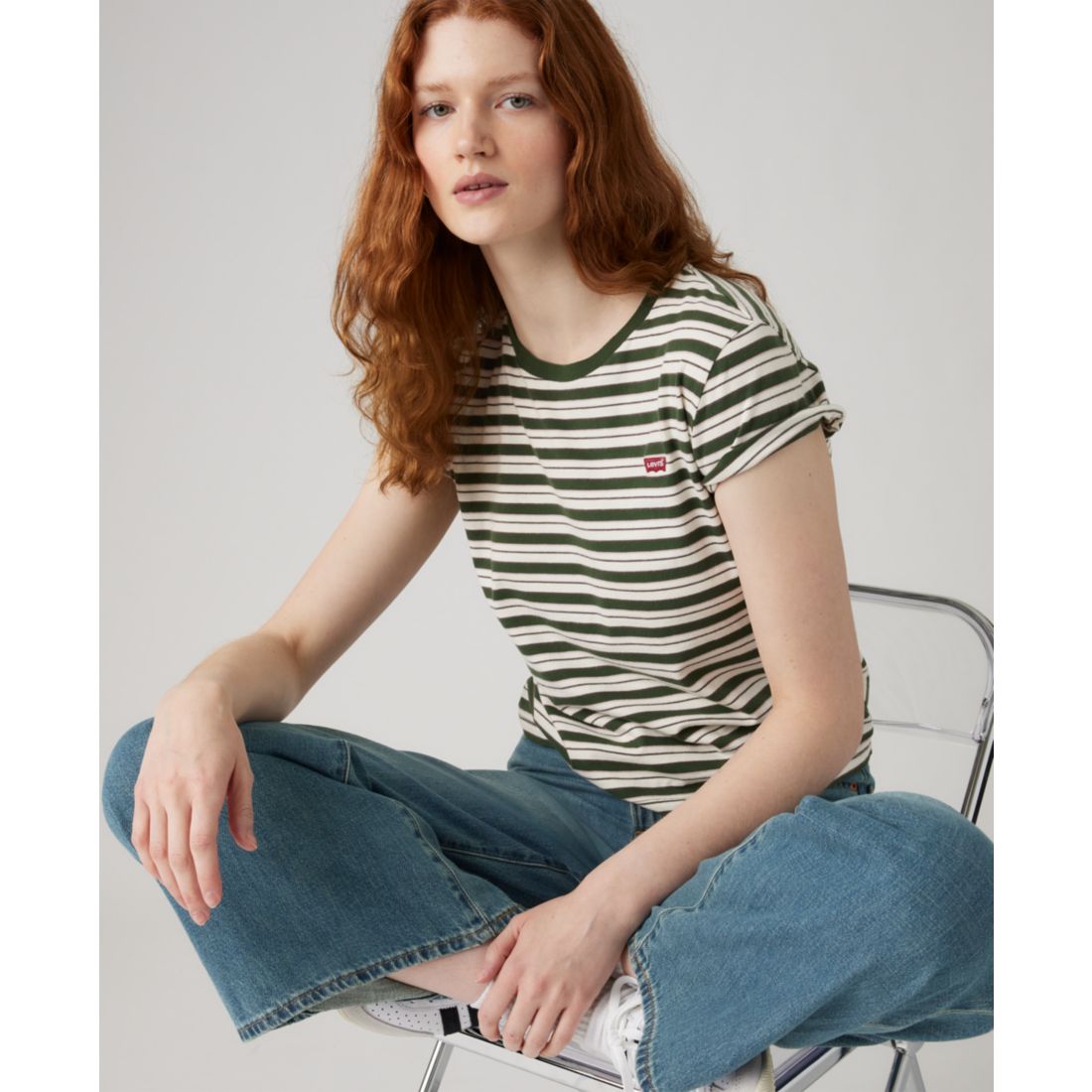 Levi's Women's The Perfect Crewneck Cotton T-Shirt