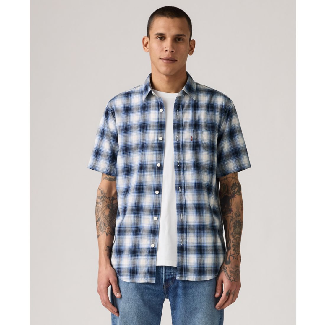 Levi's Men's Classic 1 Pocket Short Sleeve Regular Fit Shirt