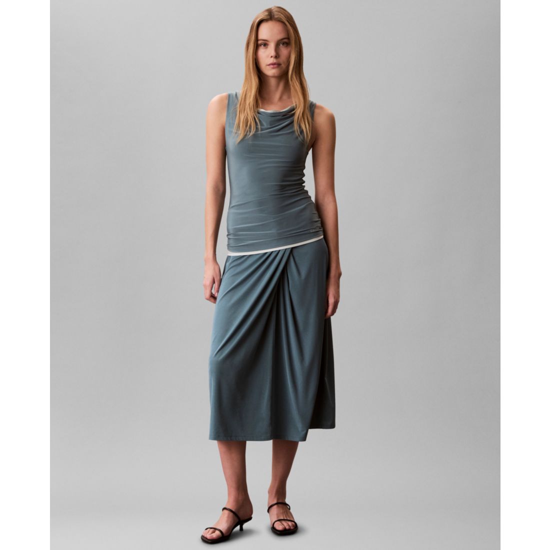 Calvin Klein Women's Second Skin Reversible Sleeveless Tank Top