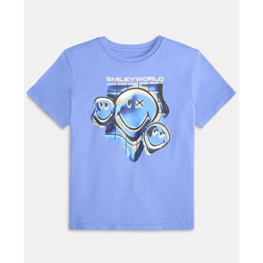 Grayson Threads Kids, The Label Big Boys Smiley World Graphic Short-Sleeve T-Shirt