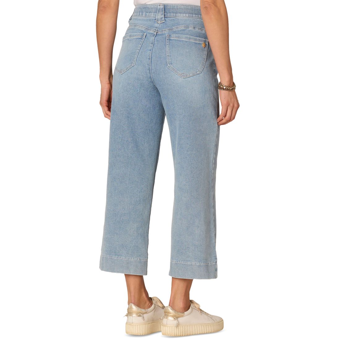 Democracy Women's Ab-Solution Crop Wide-Leg Jeans