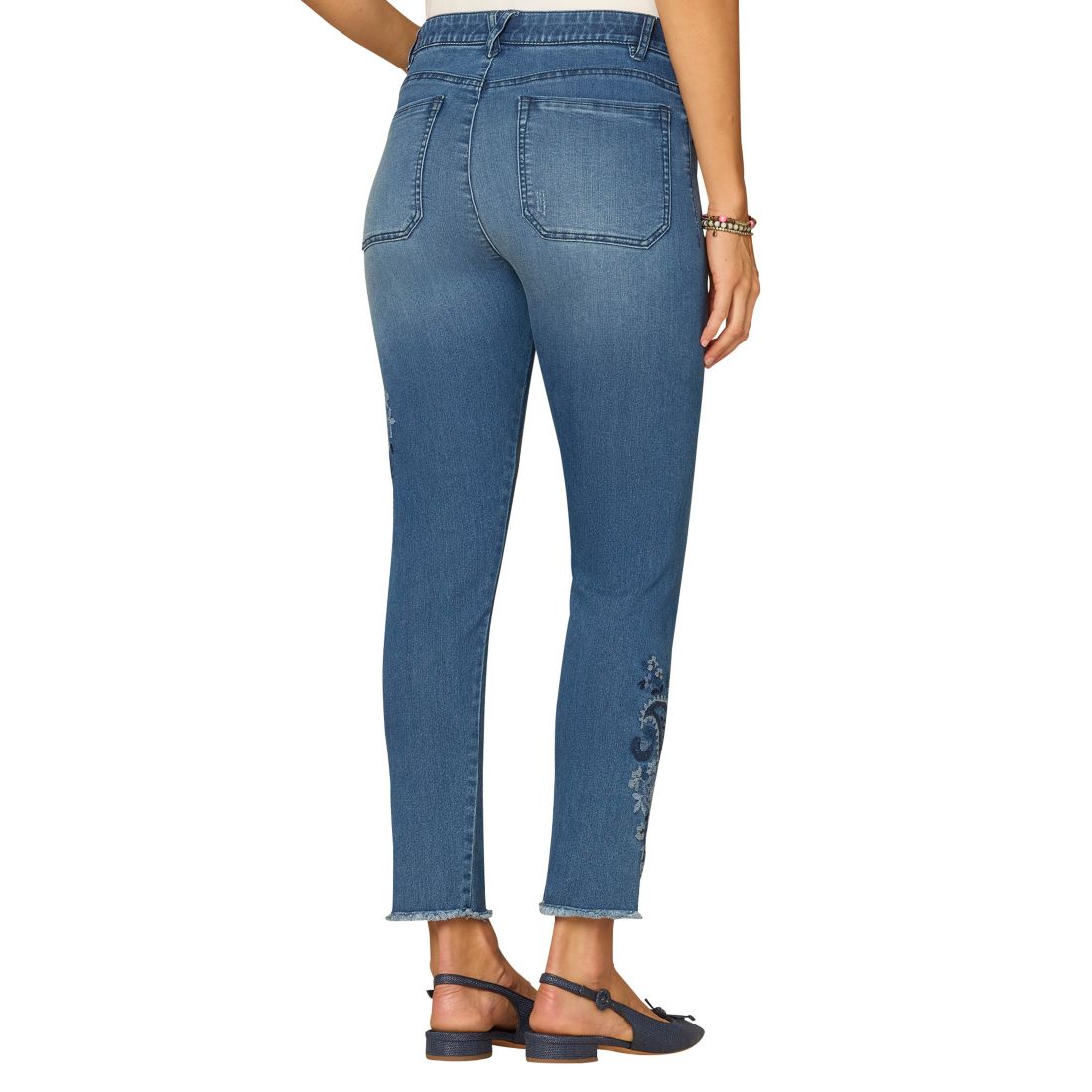 Democracy Petite High Rise Seamless Ankle Skimmer Jeans