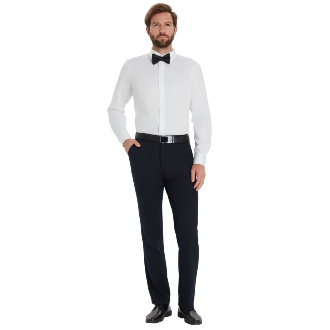 Alfani Men's Slim-Fit Formal Solid Dress Shirt, Macy's Exclusive