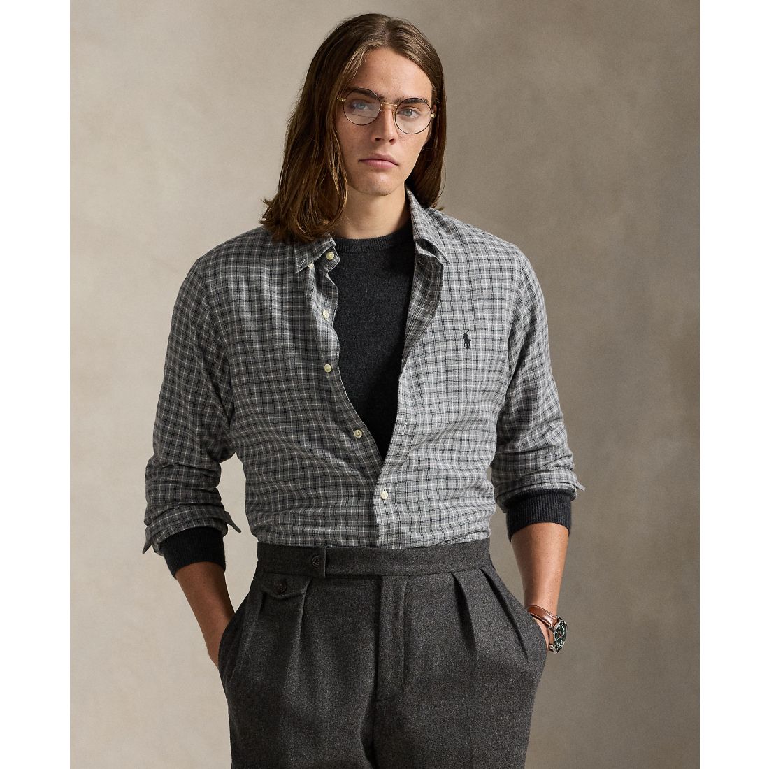 Polo Ralph Lauren Men's Classic-Fit Plaid Twill Shirt
