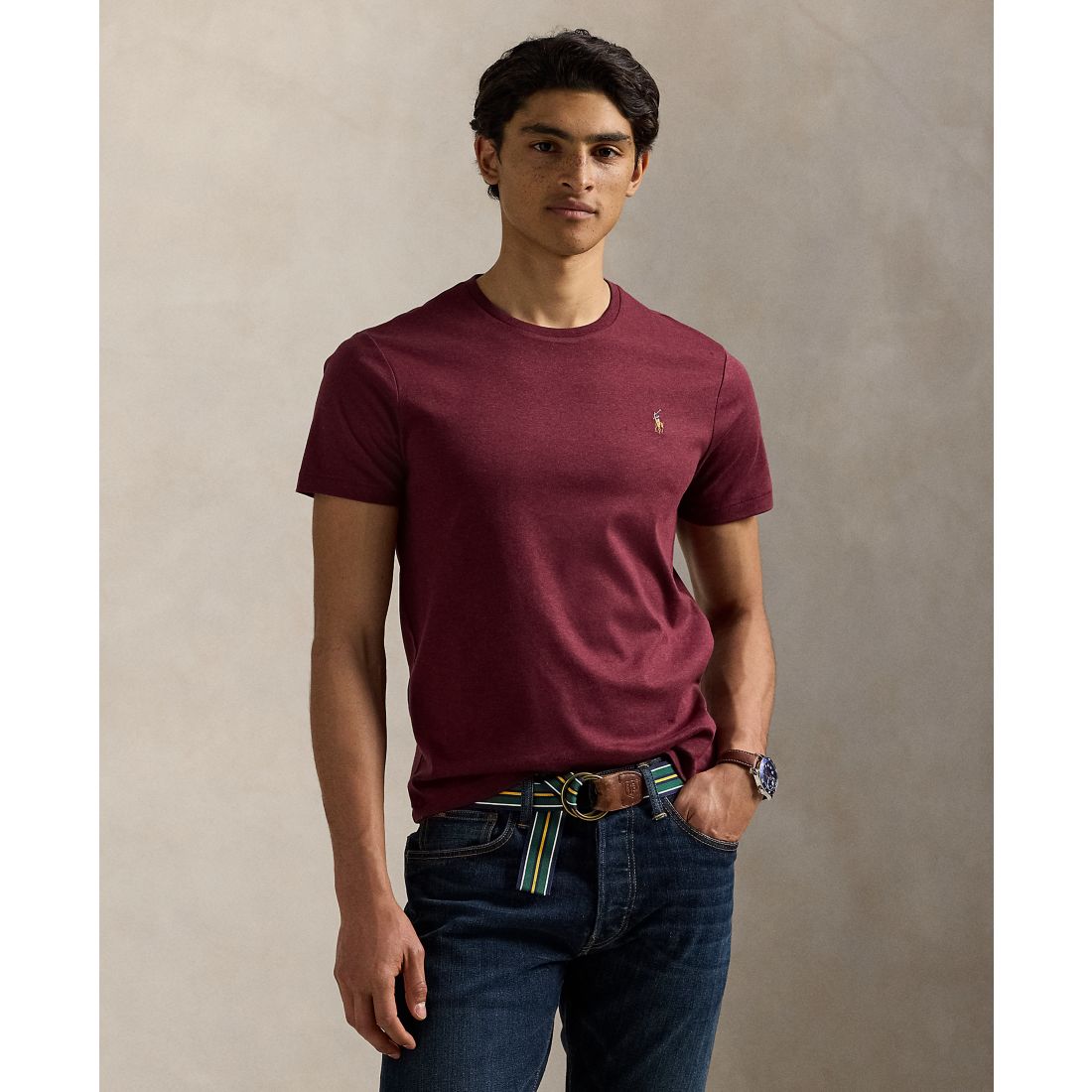 Polo Ralph Lauren Men's Custom Slim Fit Soft Cotton T-Shirt