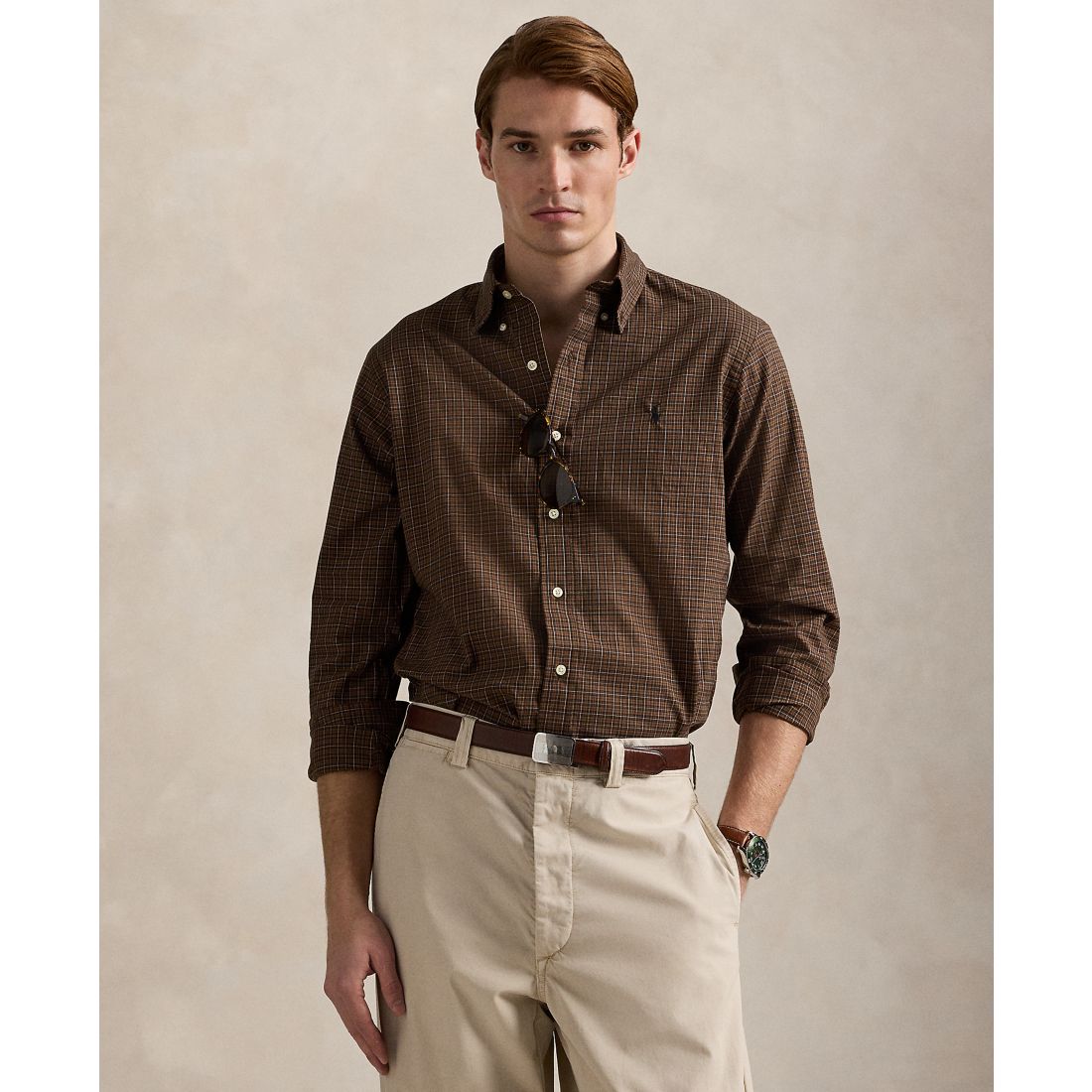 Polo Ralph Lauren Men's Classic-Fit Plaid Twill Shirt