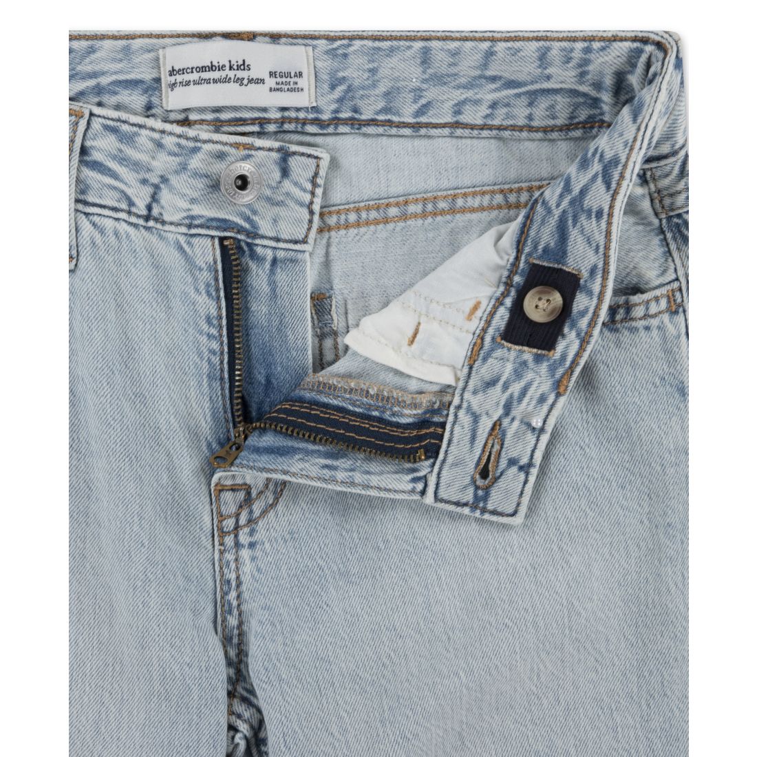abercrombie kids Girls' High-Rise Destroyed Lace Jeans