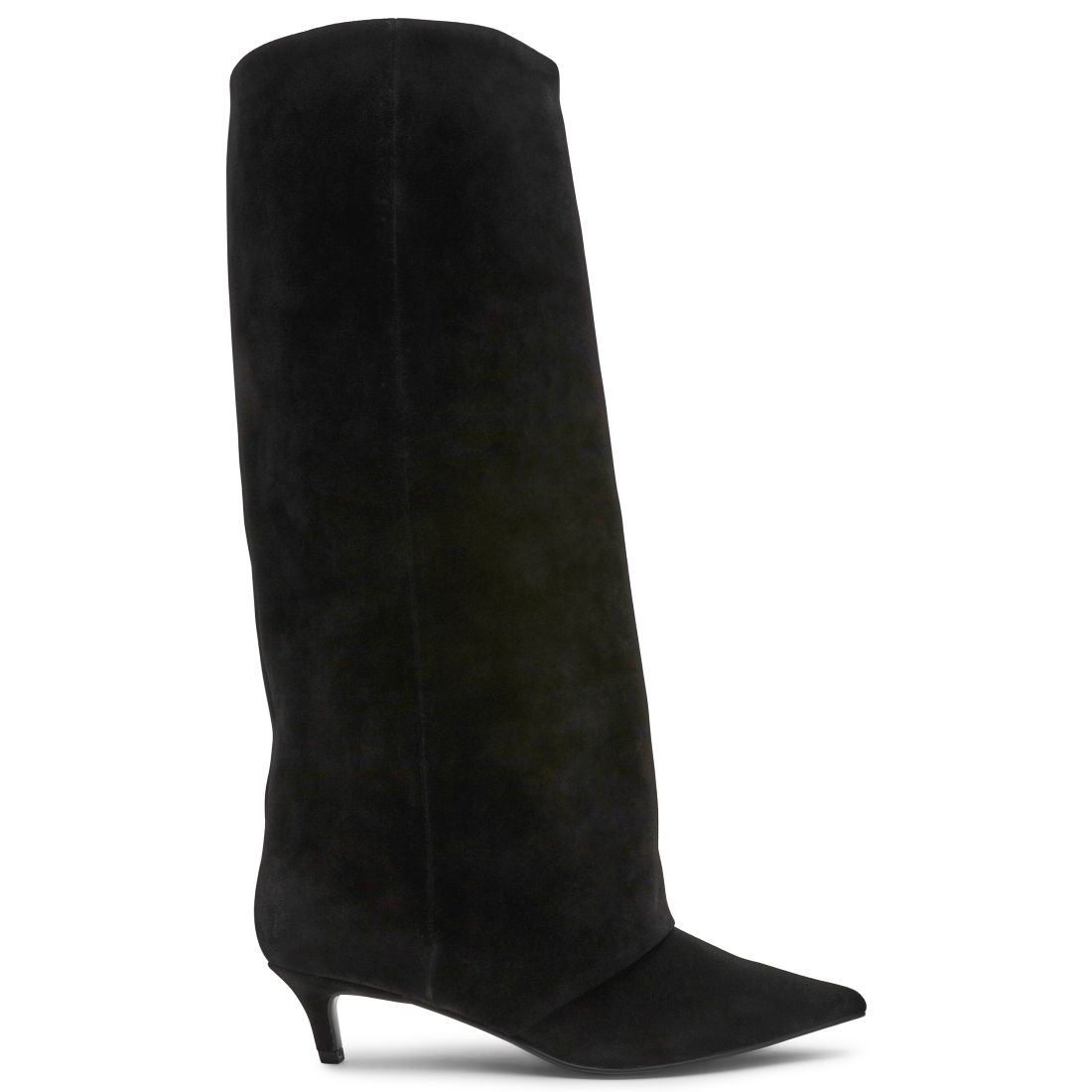 Steve Madden Women's Luca Slouchy Kitten-Heel Dress Boots