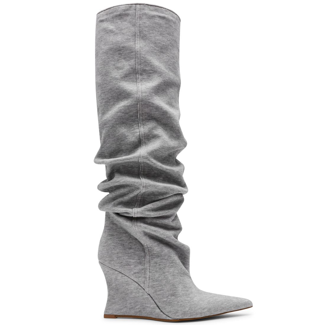 Steve Madden Women's Distortion Knee-High Slouch Wedge Boots