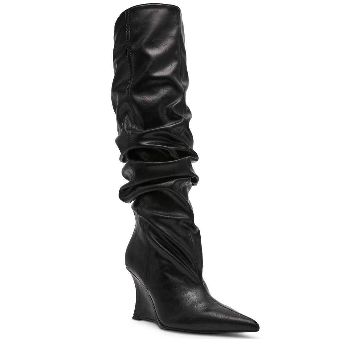 Steve Madden Women's Distortion Knee-High Slouch Wedge Boots