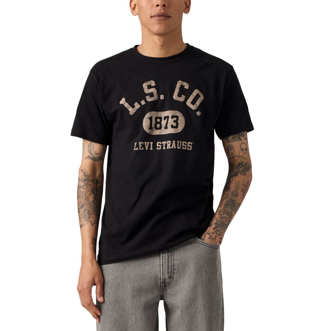Levi's Men's Classic Short Sleeve Graphic Crewneck T-Shirt