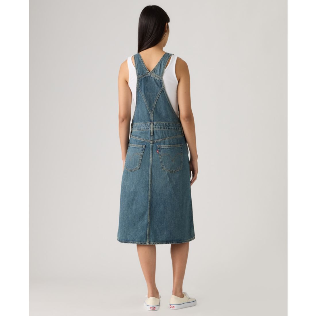 Levi's Women's Relaxed Fit Sleeveless Skirtall Dress