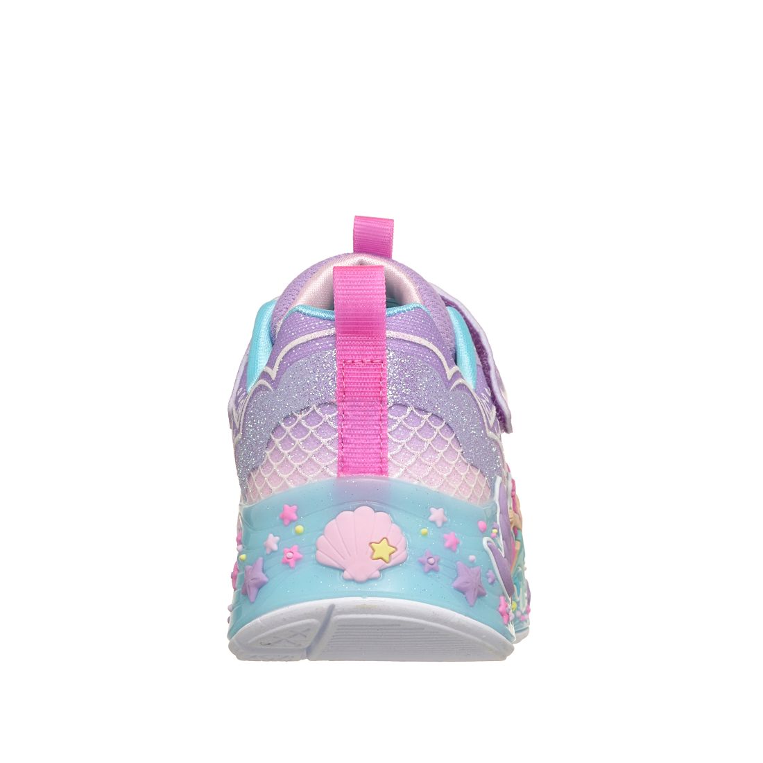 Skechers Toddler Girls S-Lights: Mermaid Dreams Light-Up Fastening Strap Casual Sneakers from Finish Line