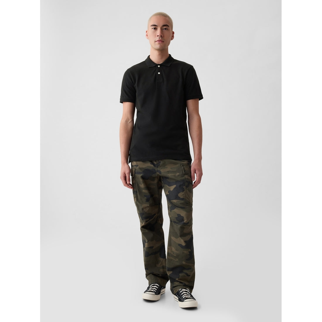 Men's Pique Polo Shirt Shirt