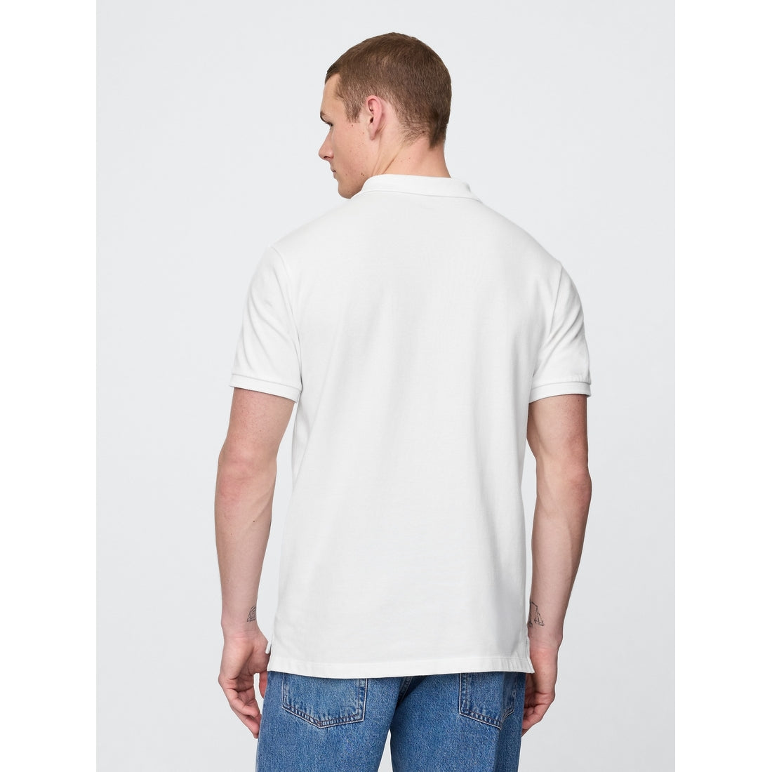 Men's Pique Polo Shirt Shirt