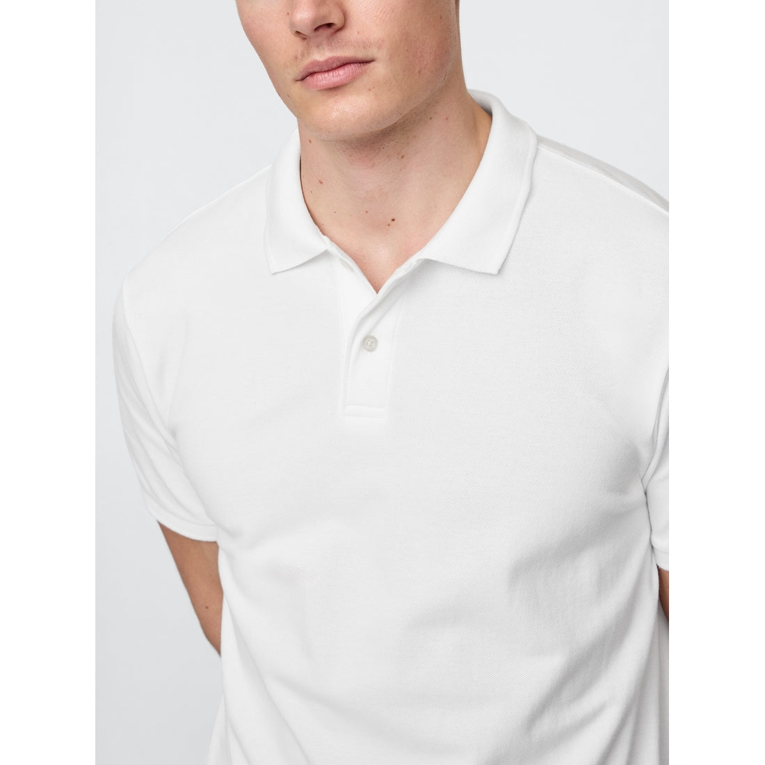 Men's Pique Polo Shirt Shirt
