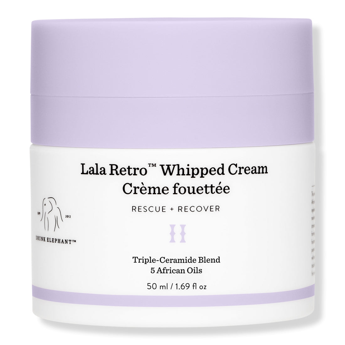 Drunk Elephant Lala Retro Whipped Cream Moisturizer with Ceramides