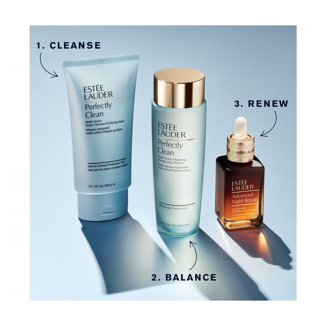 Estee Lauder Perfectly Clean Multi-Action Exfoliating Toner, 6.7 oz.
