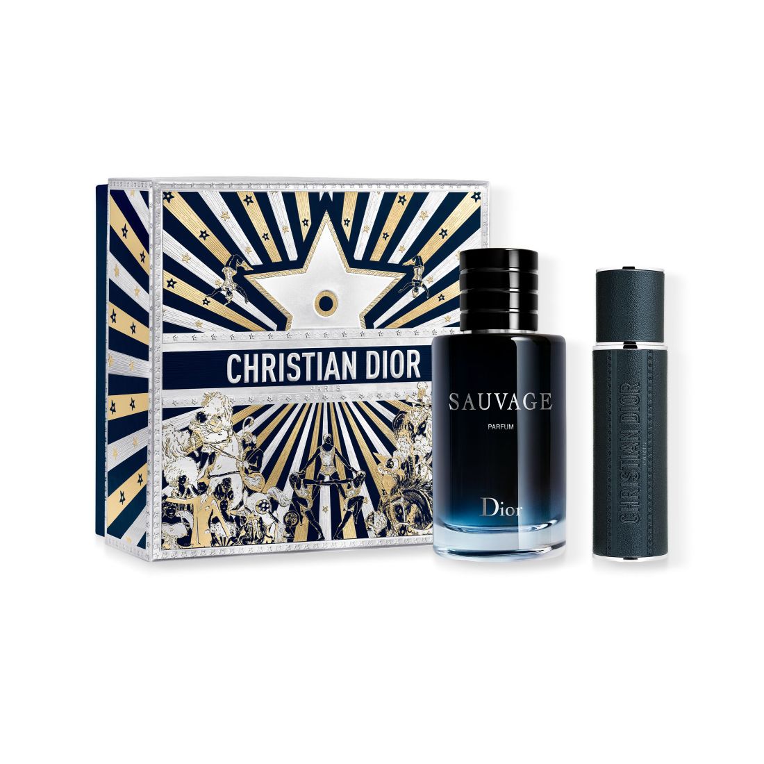 Dior 2-Pc Limited Edition Sauvage Parfum and Travel Spray Gift Set