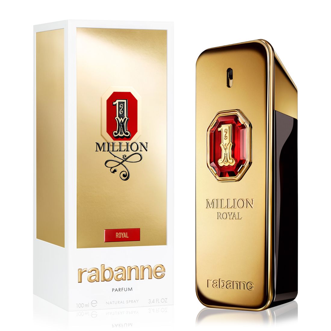 Rabanne Men's 1 Million Royal Parfum Spray, 3.4 oz.